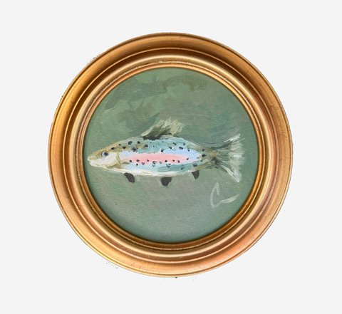Rainbow Trout (7f)- 8X8"