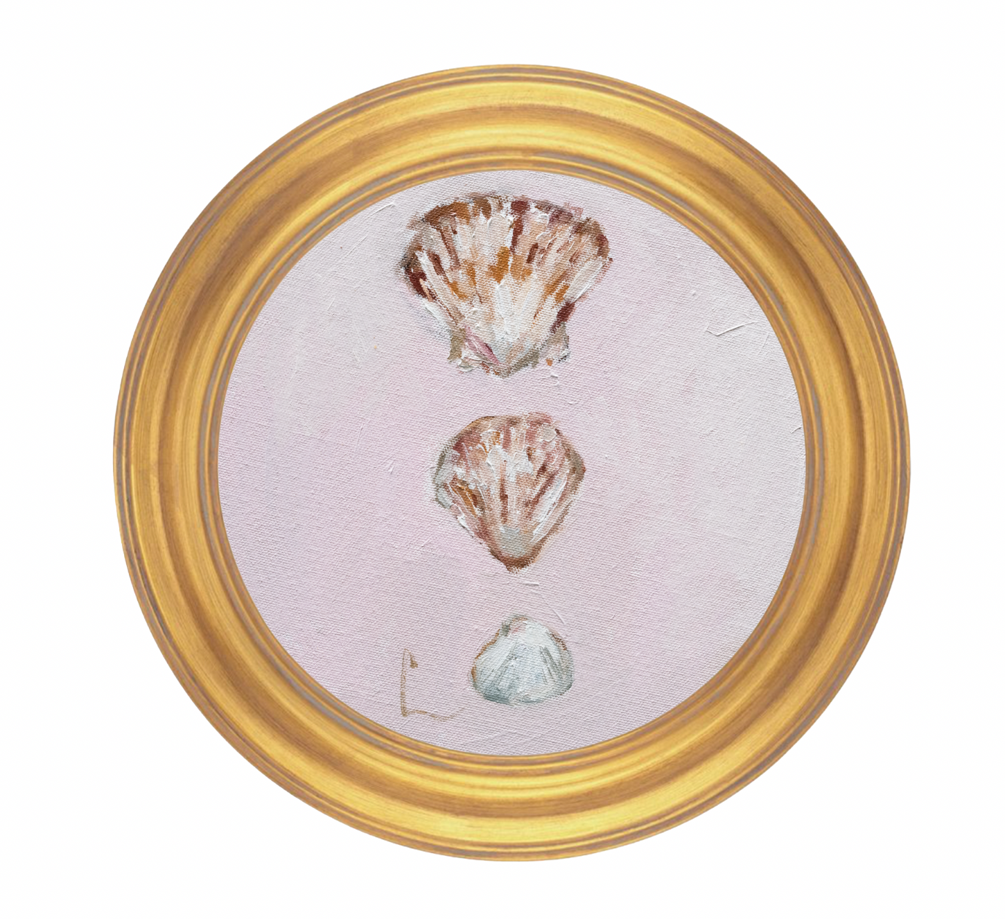 Round Stack o' Shells (2d) - 10X10"