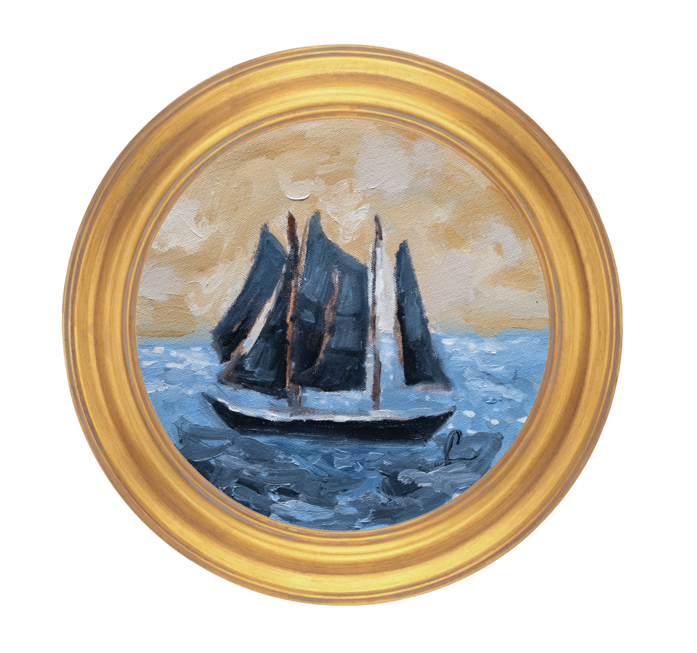 Sailboat 1 (3a) - 10X10"