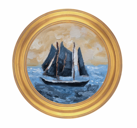 Sailboat 1 (3a) - 10X10"