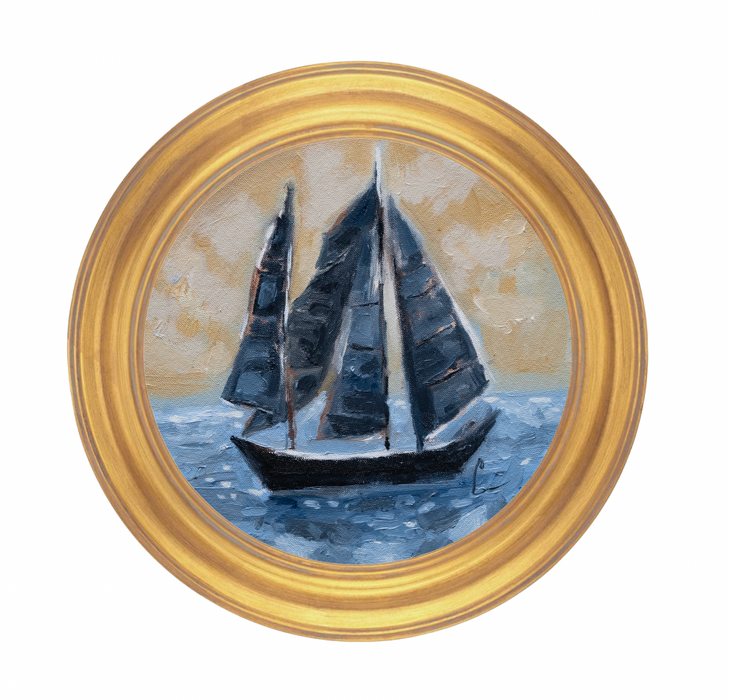 Sailboat 2 (3b) - 10X10"