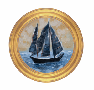 Sailboat 2 (3b) - 10X10"