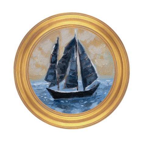 Sailboat 2 (3b) - 10X10"