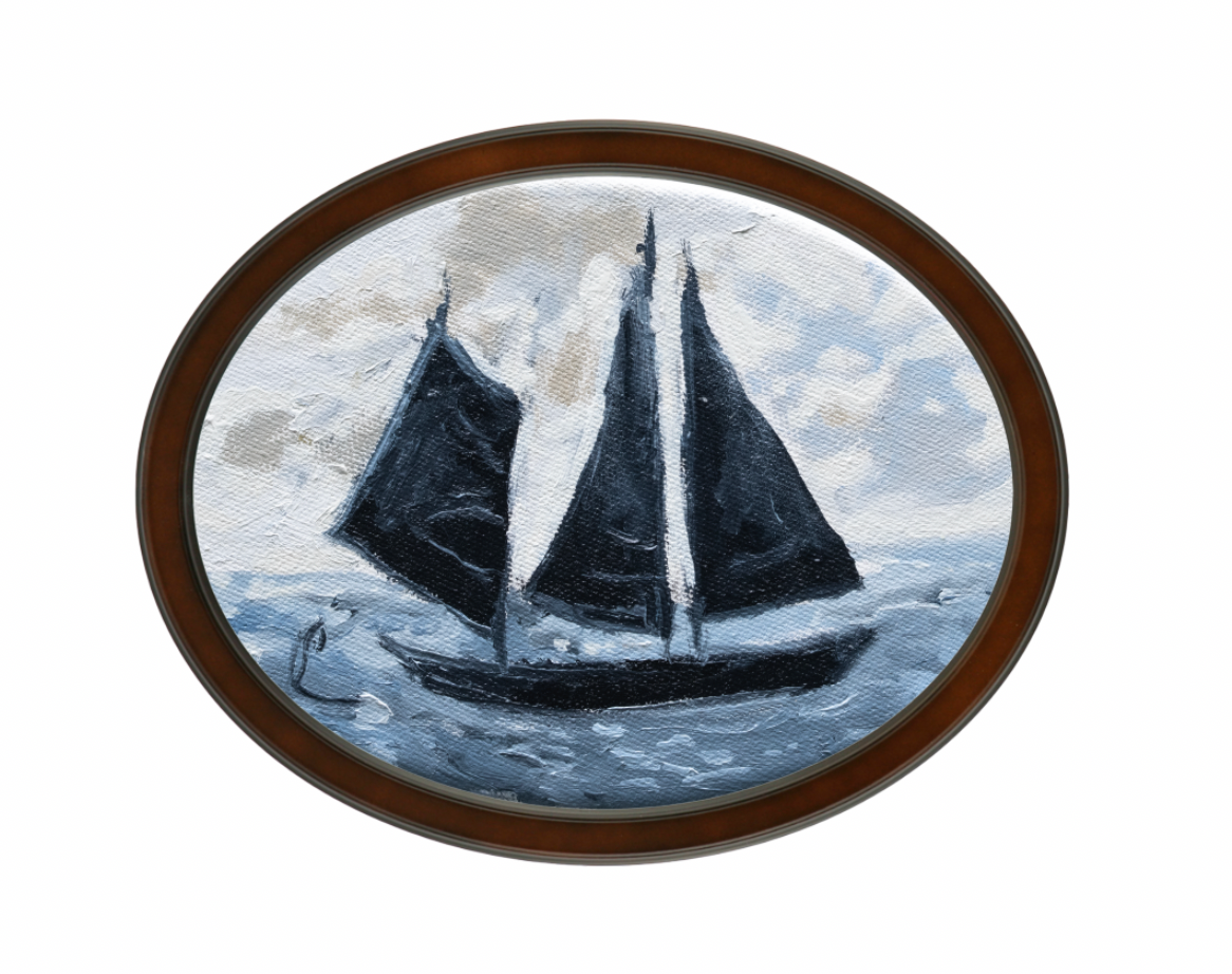 Sailboat 4 (3d) - 7X5"