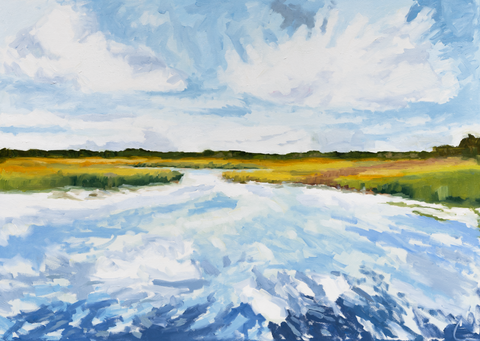 Solo on the Water- 48x36