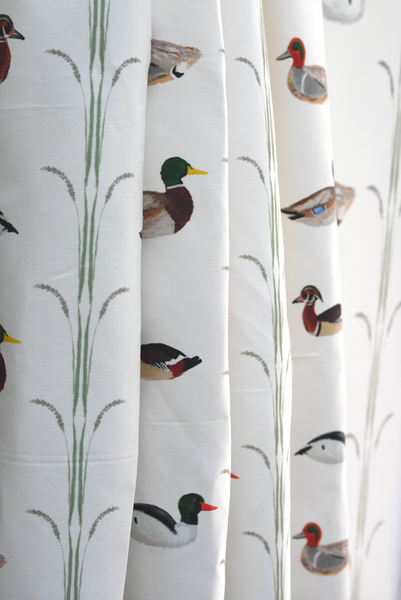 Ducks for Nicholas in Cream- Fabric