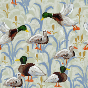 Mallard Party- Wallpaper