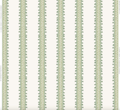 Forged Vine in Green- Fabric