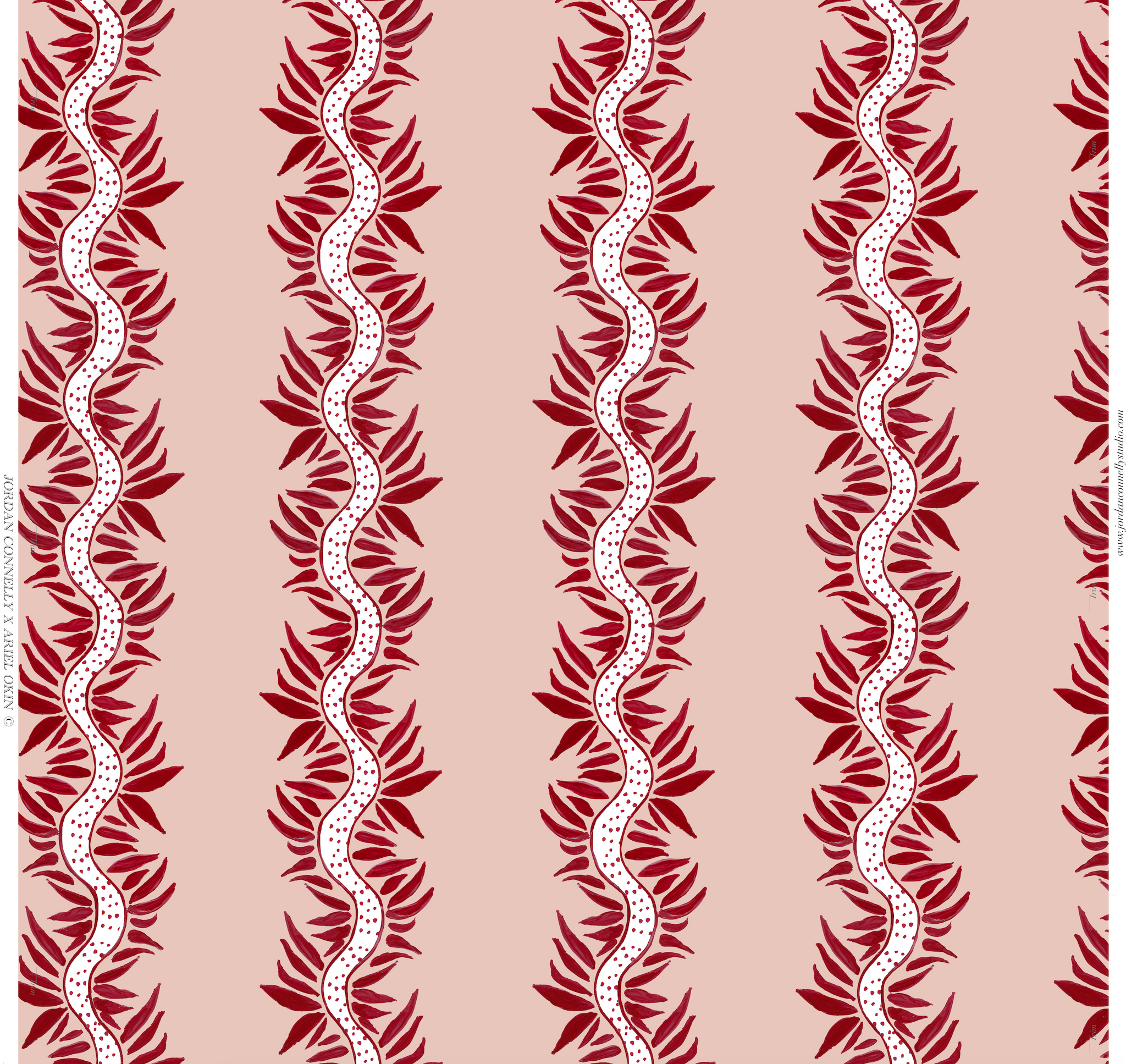 Rouge Botanics in Rouge- Wallpaper