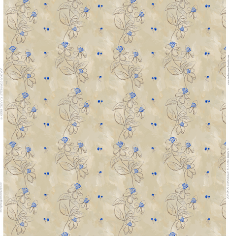 French Parchment Paper in Parchment- Wallpaper