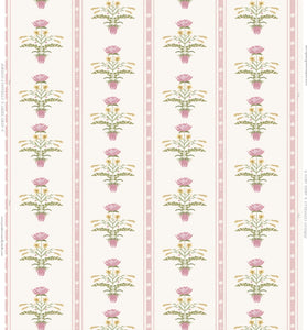 Lotus Garden in Rose- Fabric