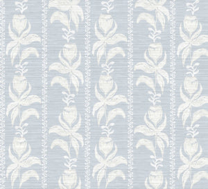 Blocked Tulips in Blue- Fabric