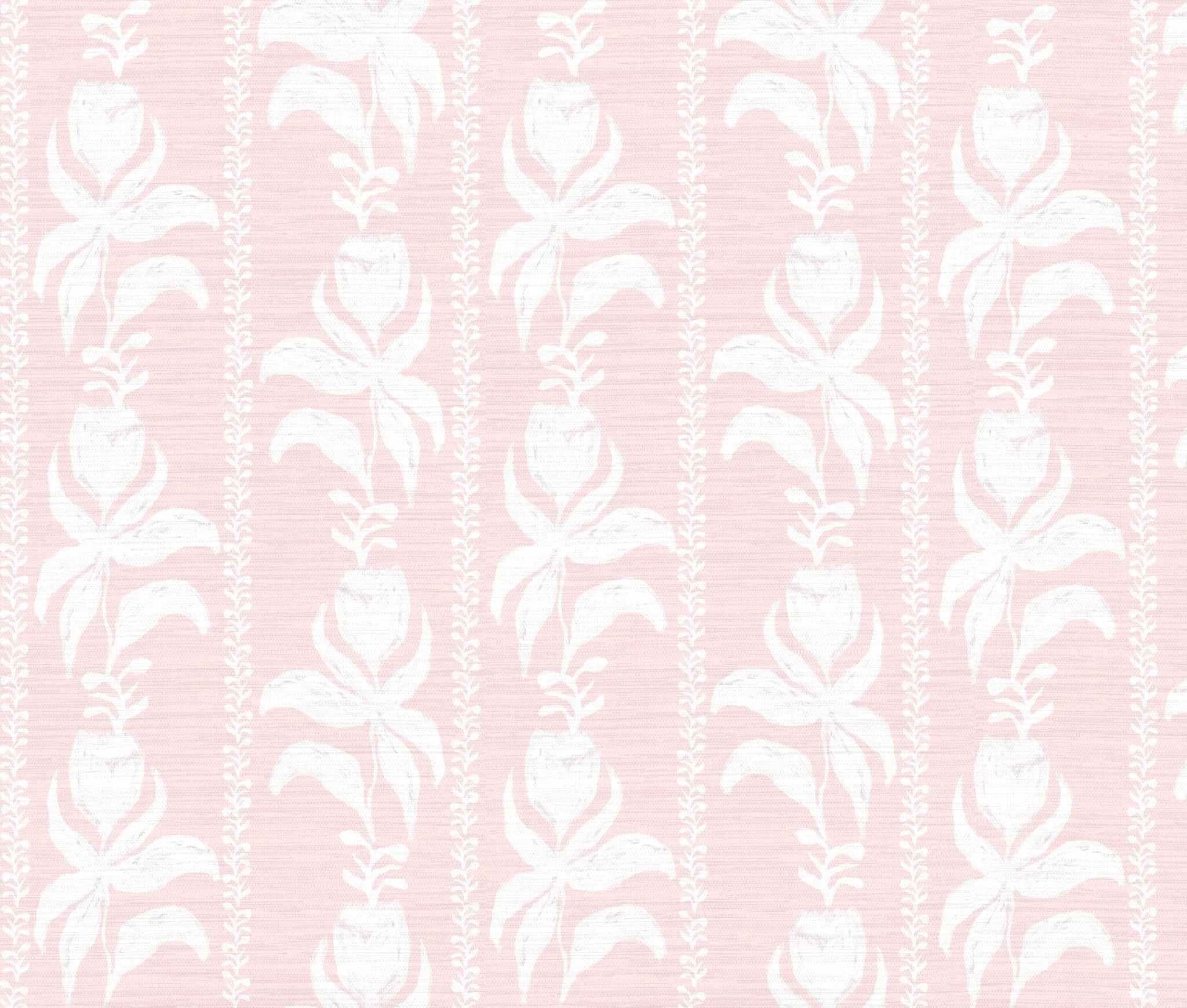 Blocked Tulips in Blush- Fabric