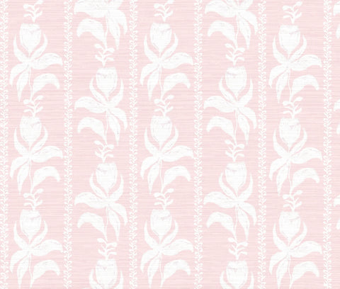 Blocked Tulips in Blush- Fabric