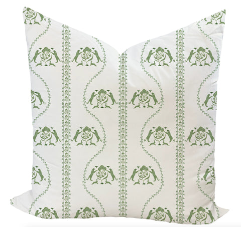 Carter in Green Custom Pillow