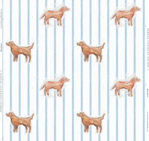 Retrievers in White- Fabric