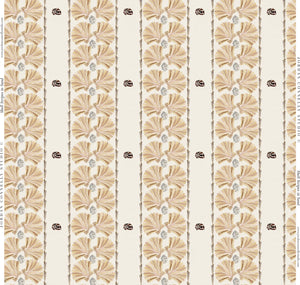 Shell Stripe in Sand- Fabric