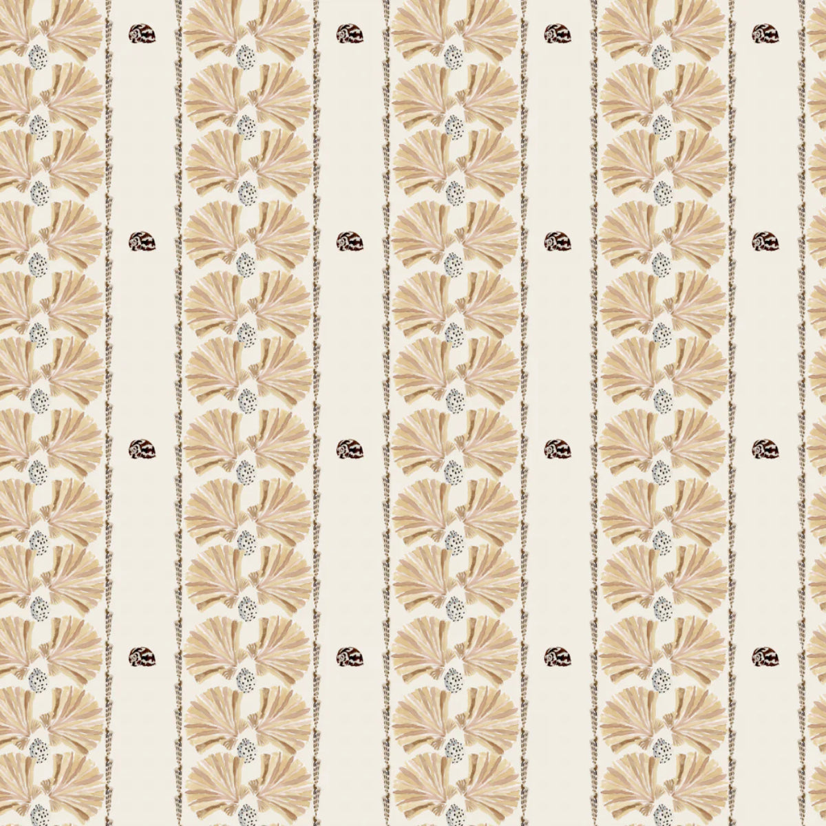 Shell Stripe in Sand Wallpaper SWATCH – Jordan Connelly Studio