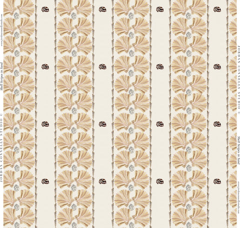 Shell Stripe in Sand- Fabric