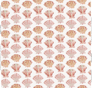 Scallops in White- Fabric