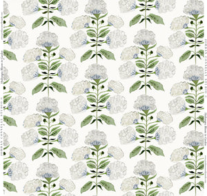 Hydrangea Bloom in Garden- Fabric