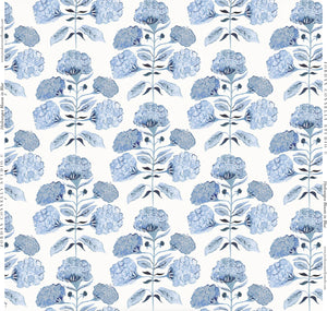 Hydrangea Bloom in Blue- Fabric