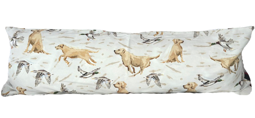 Large Lumbar Nicholas & Banks Pillow Cover- Self Piping