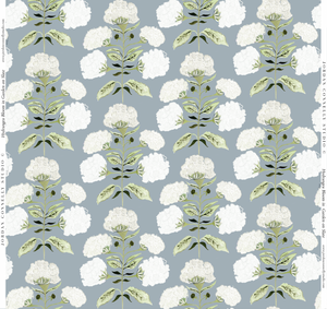 Hydrangea Bloom in Garden on Slate- Wallpaper