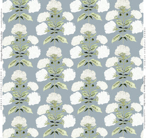 Hydrangea Bloom in Garden on Slate- Fabric