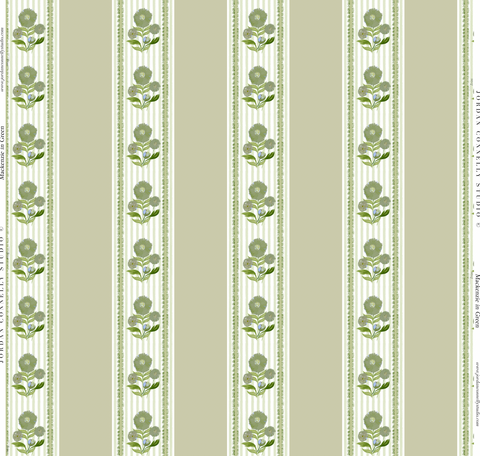 Mackenzie in Green- Wallpaper