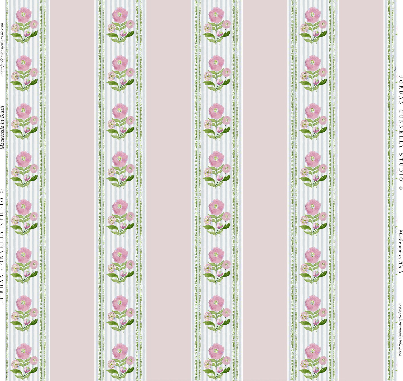 Mackenzie in Blush- Wallpaper
