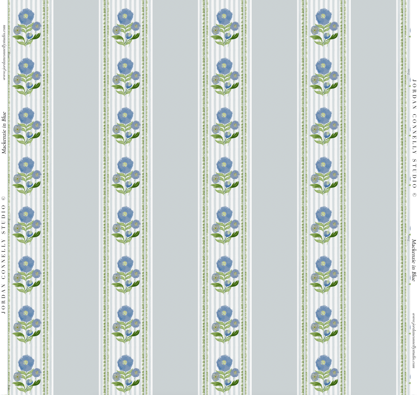 Mackenzie in Blue- Wallpaper