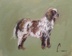 Setter (1f) - 10X8" (Comes Framed)