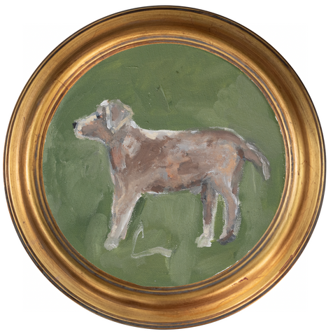 Silver Lab -8x8 (~10"x10 framed)