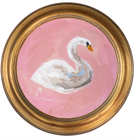 Swan 1 -8x8 (~10"x10 framed)