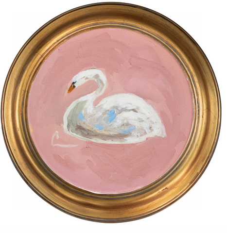 Swan 2 -8x8 (~10"x10 framed)