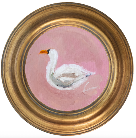 Swan 3 -5x5 (~7"x7 framed)