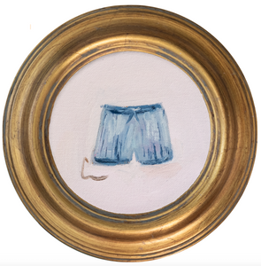 Swim Trunks -5x5 (~7"x7 framed)