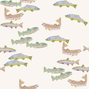 Tight Lines in Cream- Wallpaper