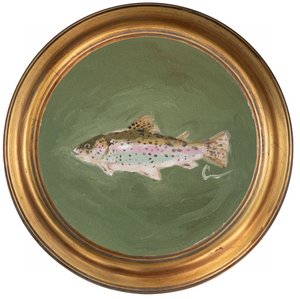 Trout 1 -8x8 (~10"x10 framed)