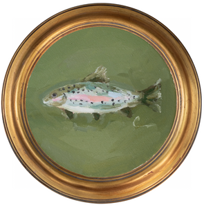 Trout 3-8x8 (~10"x10 framed)