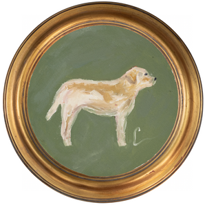 Yellow Lab -8x8 (~10"x10 framed)