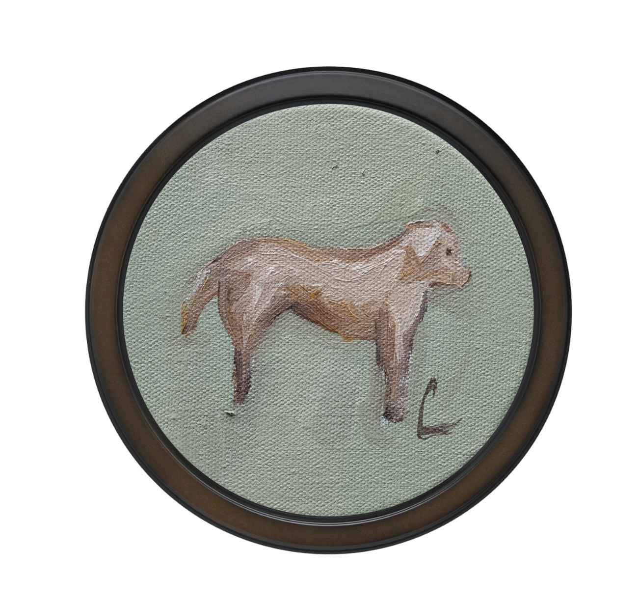 Yellow Lab (4b)- 5X5"