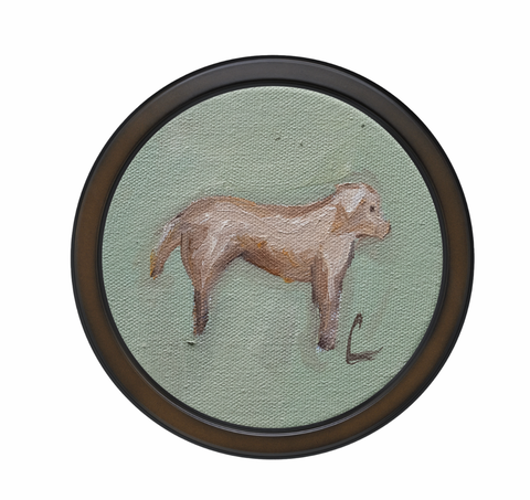 Yellow Lab (4b)- 5X5"
