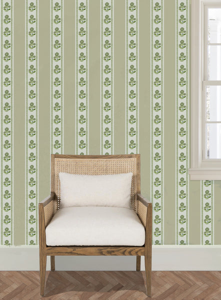 Mackenzie in Green- Wallpaper