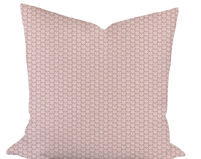 Kiawah in Rose Custom Pillow