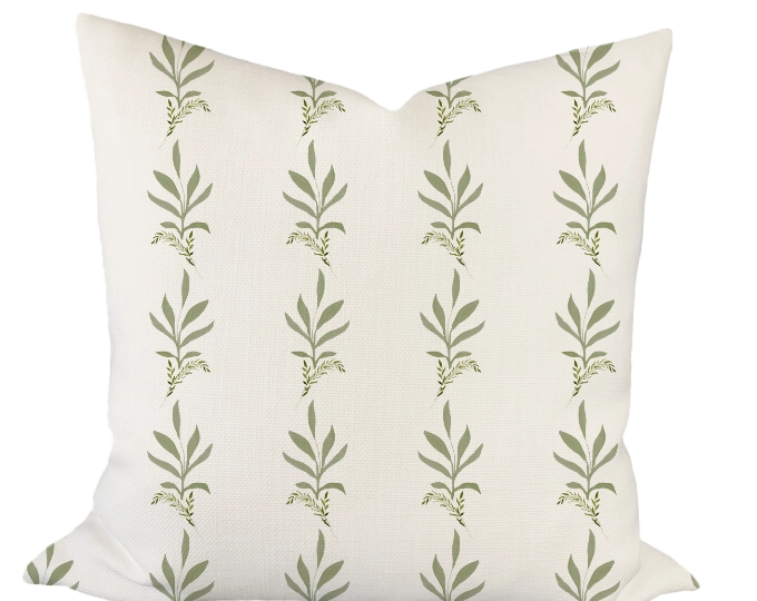 Cameron in Green Custom Pillow