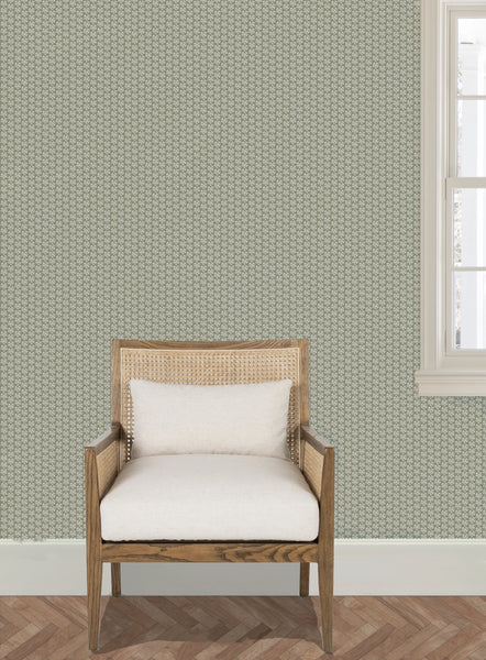 Kiawah in Sage- Wallpaper