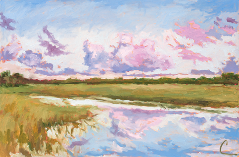 Charleston Girl Sunset 2- 36x24