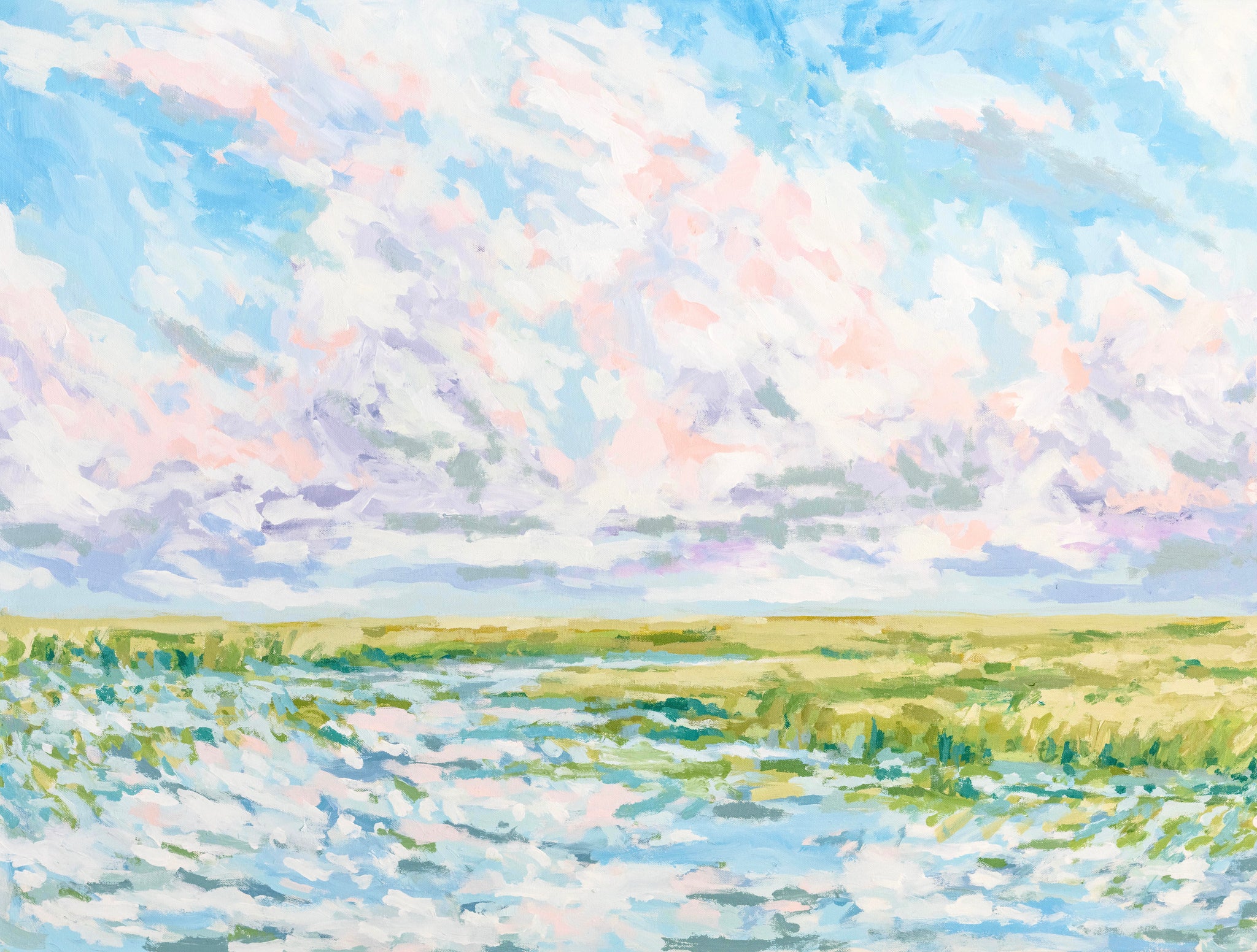 Blushing Marsh- 40x30